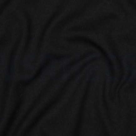 BAUMWOLL JERSEY INTERLOCK GOTS SCHWARZ (hover)