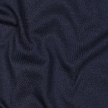 BAUMWOLL JERSEY INTERLOCK GOTS MARINEBLAU (hover)