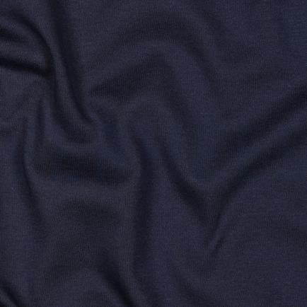 KATOENEN INTERLOCK JERSEY GOTS MARINEBLAUW (hover)