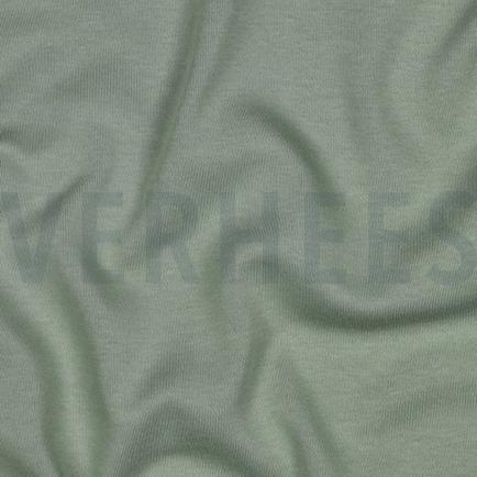 KATOENEN INTERLOCK JERSEY GOTS SALIEGROEN (hover)