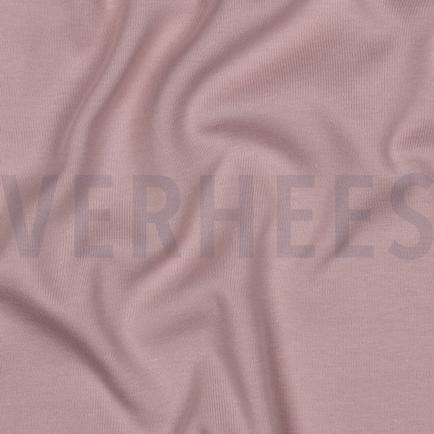 KATOENEN INTERLOCK JERSEY GOTS LICHTROZE/OUDROZE (hover)