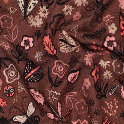 SWEAT DIGITAL BLUMEN BRAUN (hover)