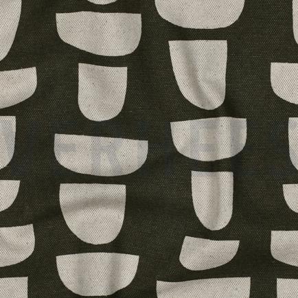 CANVAS LINNENLOOK ABSTRACT GROEN (hover)