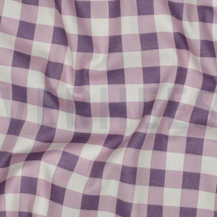 FINE POPLIN MATCHA & CHECKS LILAC (hover)