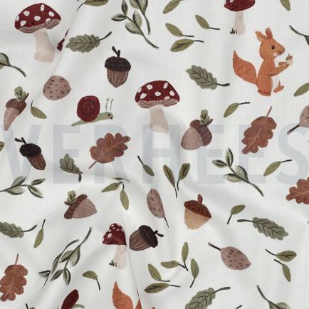 FINE POPLIN DIGITAL AUTUMN WHITE (hover)