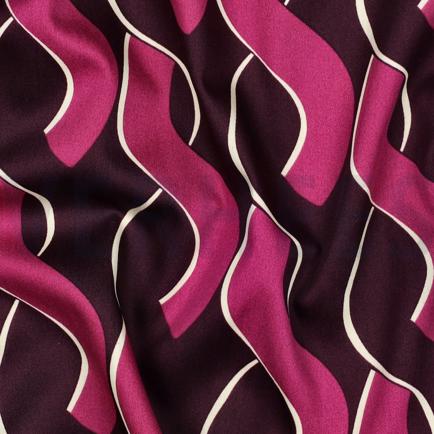 COTTON SATIN ABSTRACT PURPLE (hover)