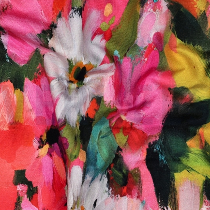 FRENCH TERRY DIGITAL FLOWERS PINK (hover)