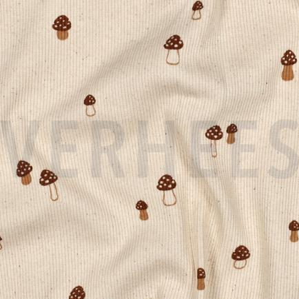 RIB JERSEY GOTS NATURAL MUSHROOMS NATURAL (hover)
