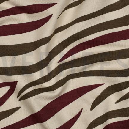 SWEAT NATURAL ANIMAL SKIN NATURAL/ BURGUNDY (hover)