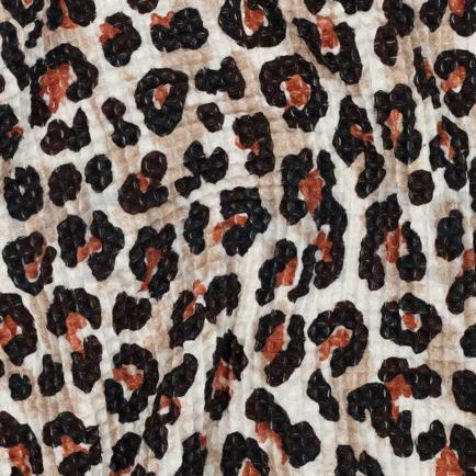 COTTON WAFFLE DIGITAL ANIMAL SKIN NATURAL (hover)