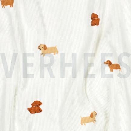 RIB JERSEY DOGS OFF WHITE (hover)