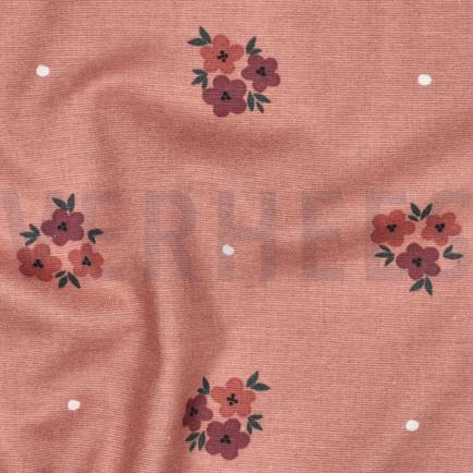 FLANELLE FLEURS PÊCHE (hover)