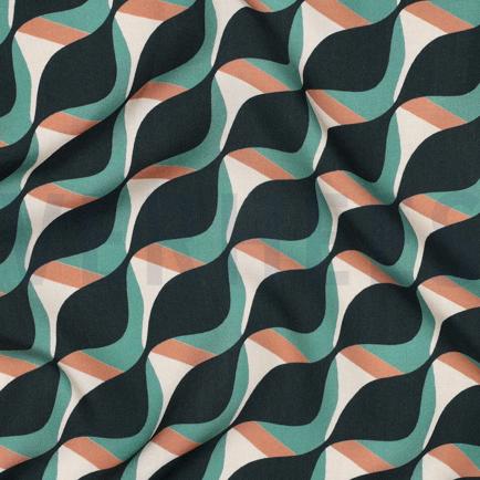 VISCOSE RADIANCE ABSTRACT DONKERGROEN (hover)