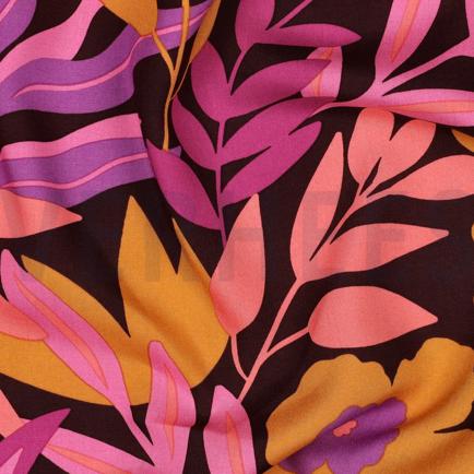 LENZING™ ECOVERO™ BLOEMEN AUBERGINE (hover)
