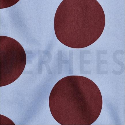 COTTON SATIN POLKA DOTS BLUE (hover)
