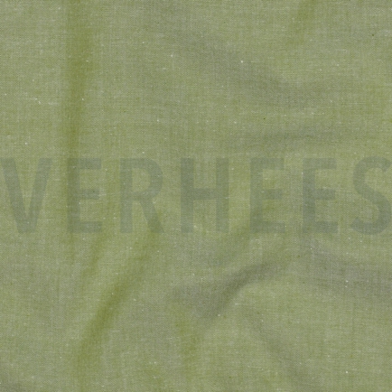 YARN DYED POPLIN OLD LIME (hover)