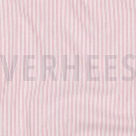 GARENGEVERFD POPLIN STREPEN 3MM ROZE (hover)
