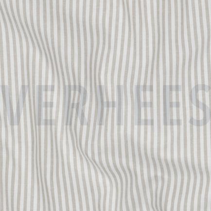 GARENGEVERFD POPLIN STREPEN 3MM ZAND (hover)