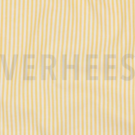 GARENGEVERFD POPLIN STREPEN 3MM GEEL (hover)