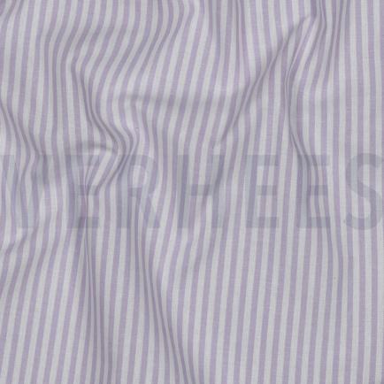 GARENGEVERFD POPLIN STREPEN 3MM LILA (hover)