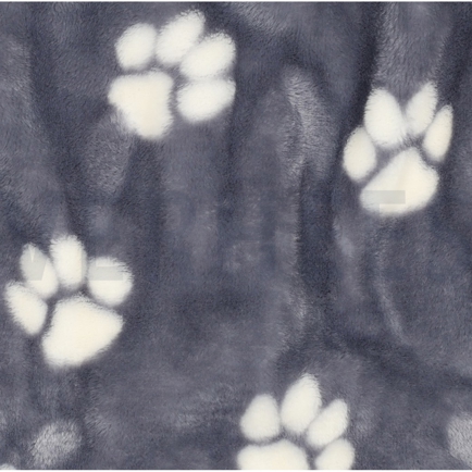 FLEECE DOG PAWS LIGHT GREY (hover)