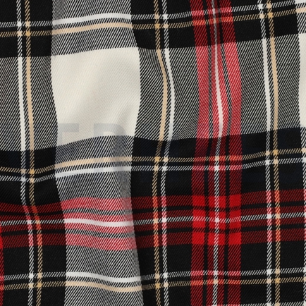 TARTAN CHECK SCHWARZ/WEISS (hover)