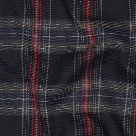 TARTAN CHECK NAVY/RED/CAMEL (hover)