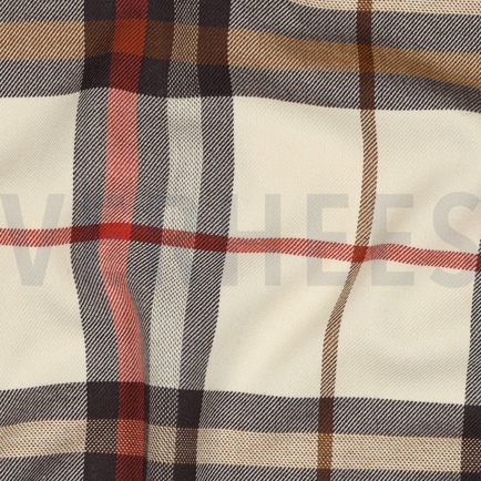 TARTAN CHECK SAND/BRAUN/ORANGE (hover)