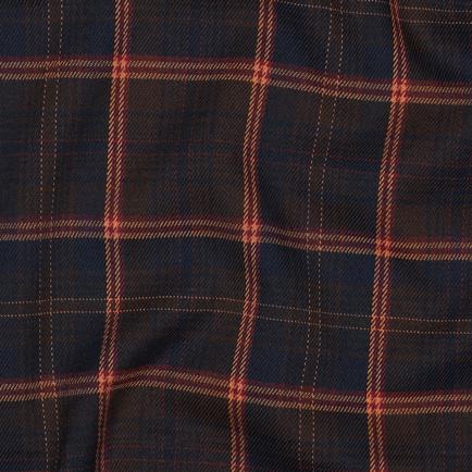 TARTAN CHECK NAVY/BROWN/CAMEL (hover)