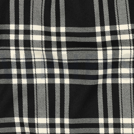TARTAN CHECK BLACK/ECRU (hover)