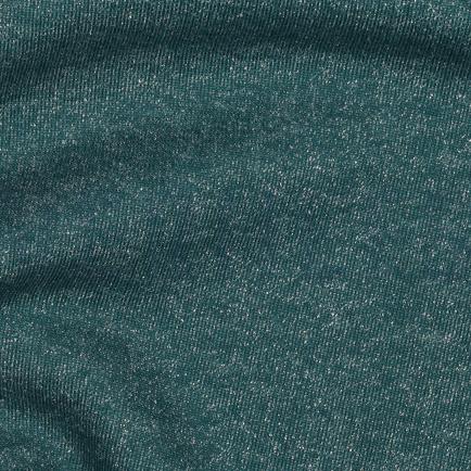 SWEAT LUREX DONKER CYAN (hover)