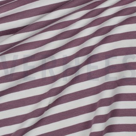 JERSEY GARNGEFÄRBT STREIFEN LILA/VIOLETT (hover)
