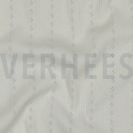JERSEY TRICOTÉ AJOURÉ BLANC CASSÉ (hover)