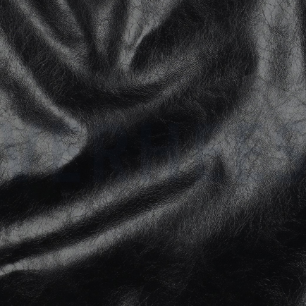 KUNSTLEDER GLÄNZEND STRETCH SCHWARZ (hover)