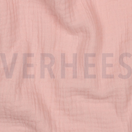 DOUBLE GAUZE GOTS LICHTROZE/OUDROZE (hover)