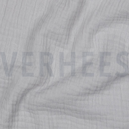 DOUBLE GAUZE GOTS LICHTGRIJS (hover)