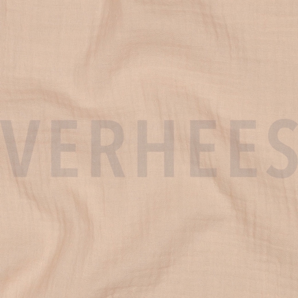 DOUBLE GAUZE GOTS LICHT ZALM (hover)