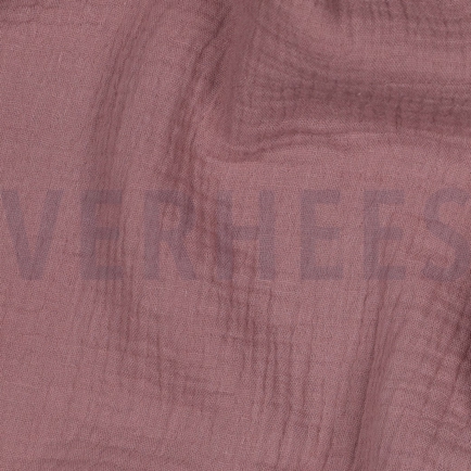 DOUBLE GAUZE GOTS OUD LILA (hover)