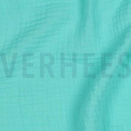 DOUBLE GAUZE GOTS PEPERMUNTGROEN (hover)