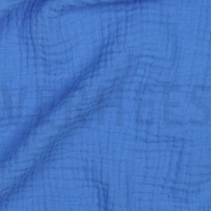 DOUBLE GAUZE GOTS KONINGSBLAUW (hover)