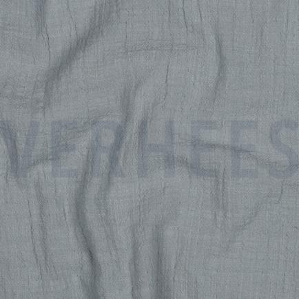 DOUBLE GAUZE SLUB BLAUW (hover)