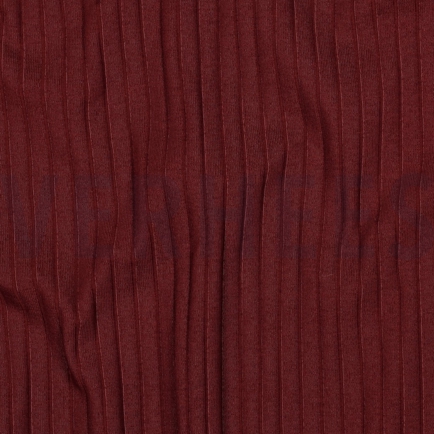 RIB JERSEY GROOT BORDEAUXROOD (hover)