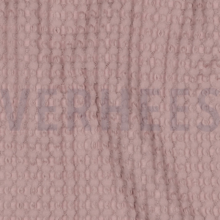 BAUMWOLLE WAFFEL GROß PUDER DUNKEL (hover)