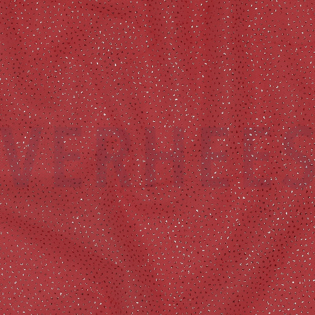 ROYAL TÜLL GLITZER ROT/SILBER (hover)