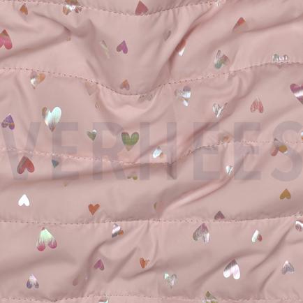 STEPPED FOIL HEARTS LIGHT ROSE (hover)