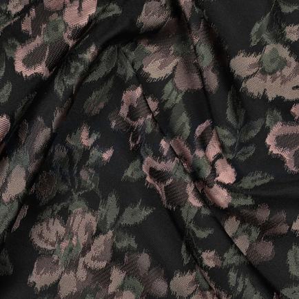 JACQUARD FLOWERS OLD ROSE (hover)