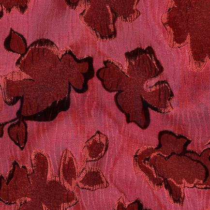 JACQUARD BLUMEN ROT (hover)