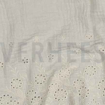 MUSSELIN EINSEITIGER RAND EINSEITIGE BOGENKANTE NATUR (hover)