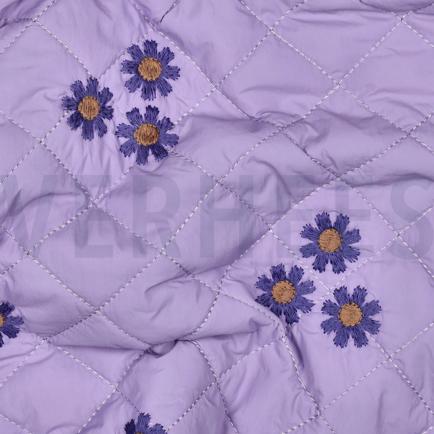 STEPPED EMBROIDERY FLOWERS LILAC (hover)