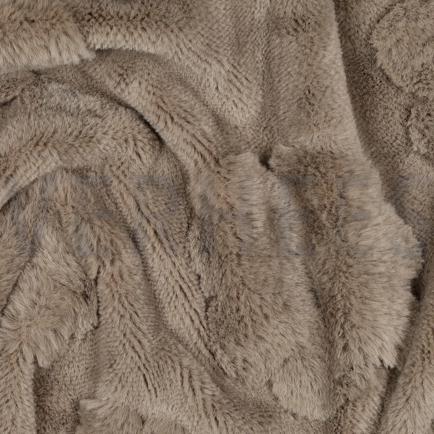 FLEECE FLOWERS TAUPE (hover)